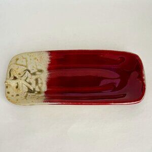 NWT Jeffcoat Pottery 2016 Starfish Trinket Cracker Tray Dish Signed